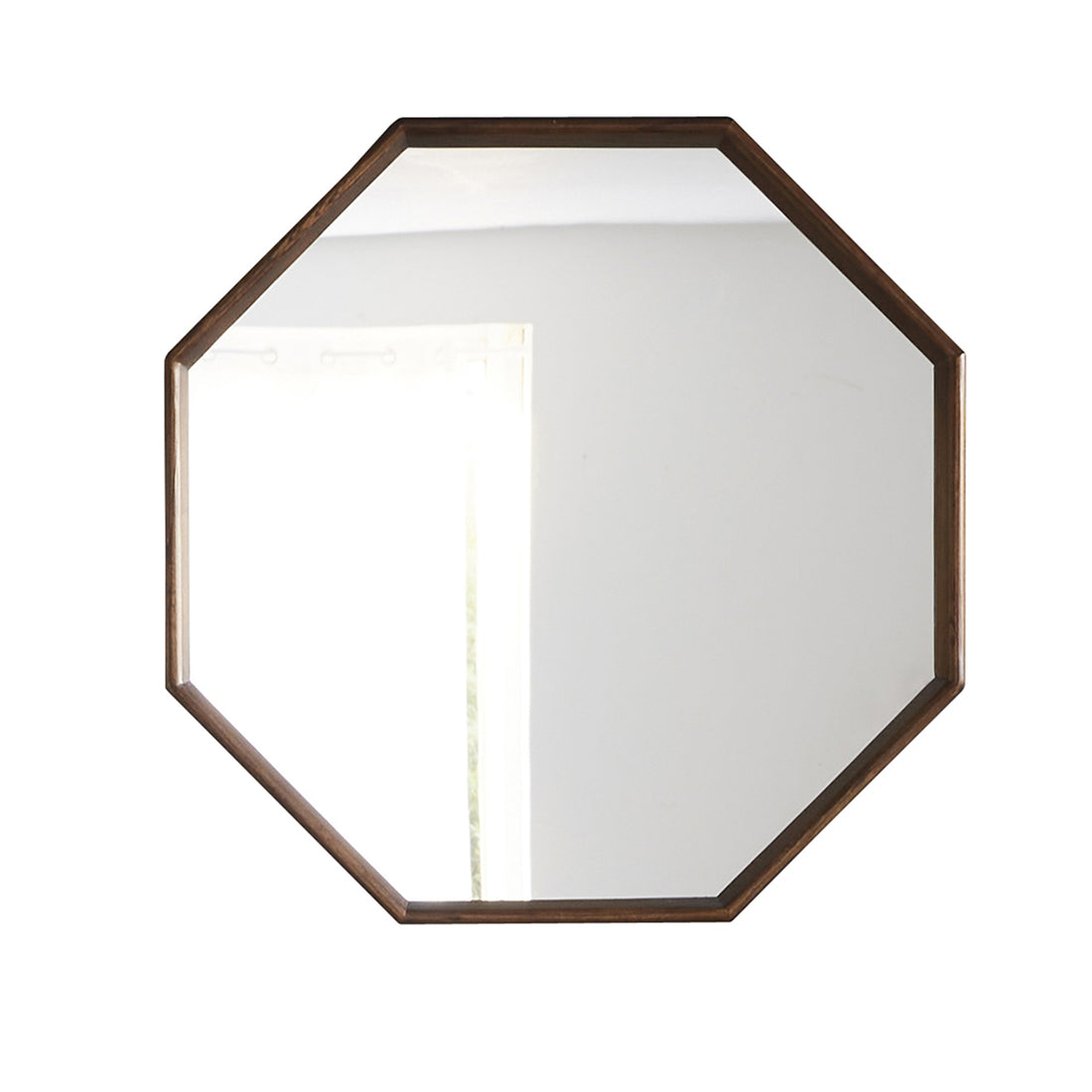 VINTAGE - Miroir en mindi massif octogonal 60 cm