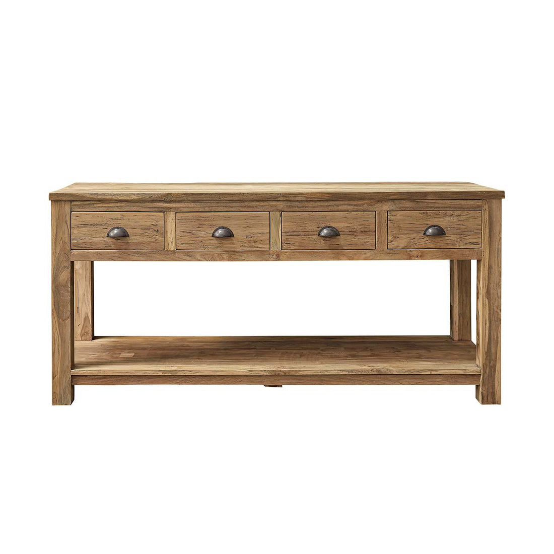 AUSTIN - Meuble sous vasque en teck massif recyclé 165 cm