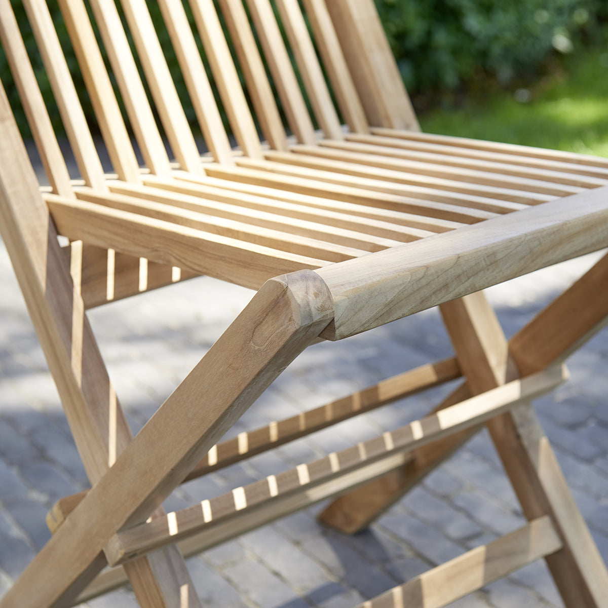 MALTE - Salon de jardin en teck massif 6/8 pers.