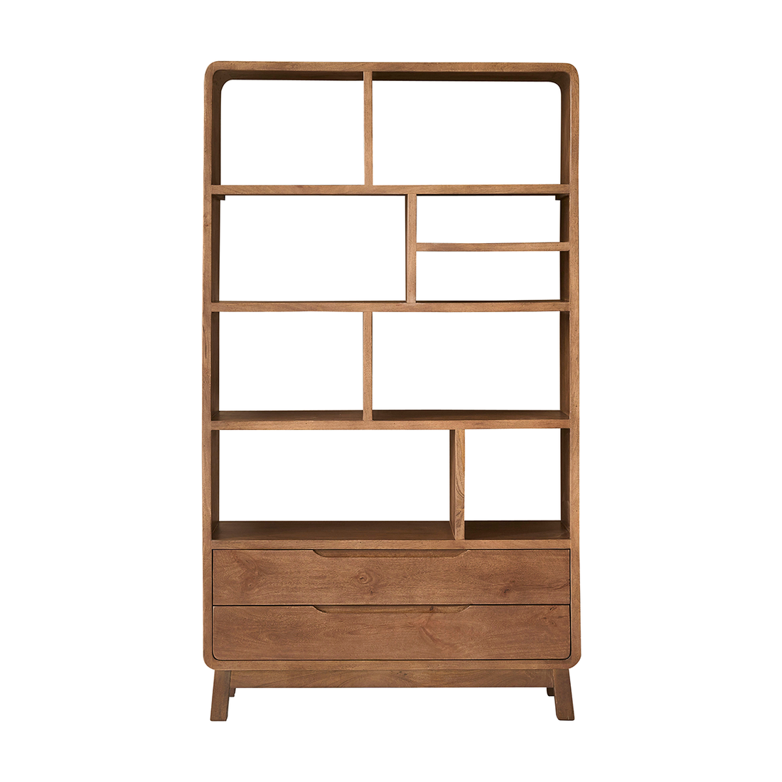 NOVA - Bibliothèque en manguier massif 118 cm