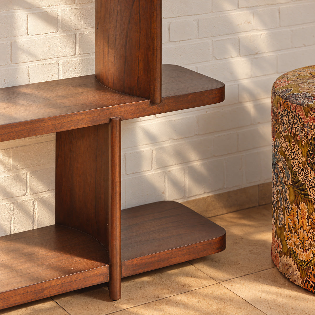 OTTO - Bibliothèque en mindi marron 160 cm