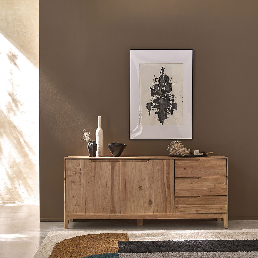 SAMSO - Buffet en acacia massif 170 cm