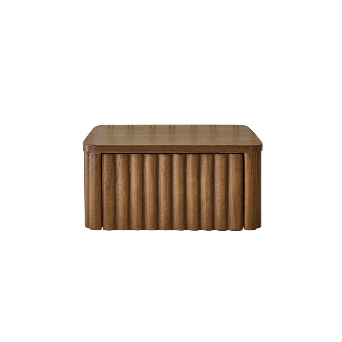 TRINIDAD - Table de chevet suspendue en bois de mindi 45 cm