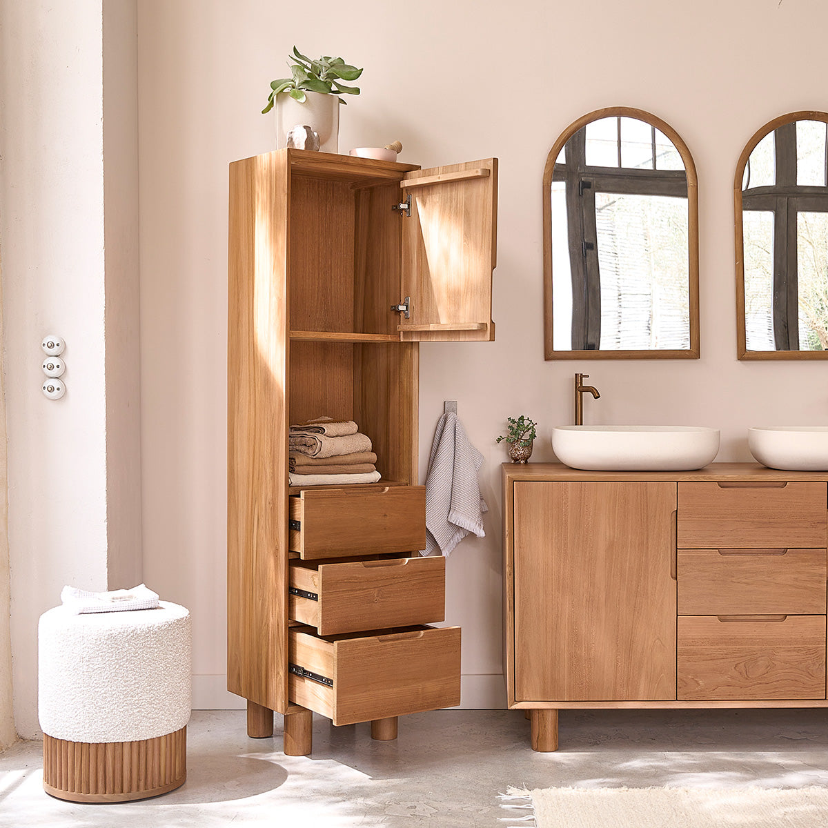 Armoire Murale De Salle De Bain-Armoire Suspendue-Meuble De Rangement 45x45x35 Cm Bois De Teck Solide 766959 88792685 Armoire Murale De Salle De Bain-Armoire Suspendue-Meuble De Rangement 45x45x35 Cm Bois De Teck Solide 766959 88792685