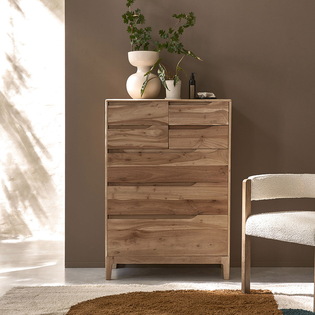 SAMSO - Commode en acacia massif 80 cm