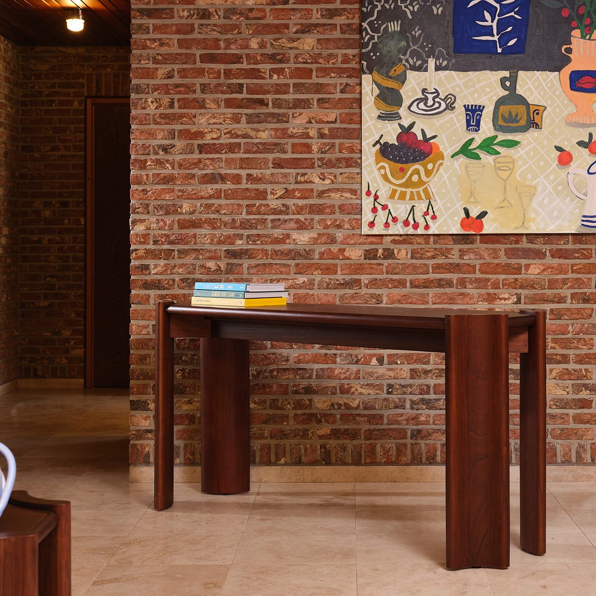 ALVAR - Console en mindi 165 cm