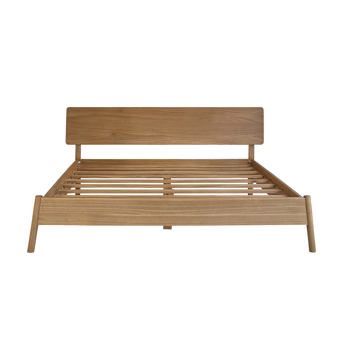 MAIA - Lit en bois de mindi 180 cm avec sommier