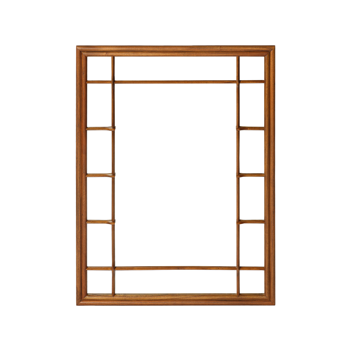 Miroir organique en mindi 120x90 cm