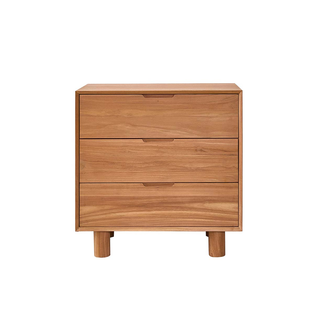 GUSTAVE - Meuble de salle de bain en teck massif 80 cm