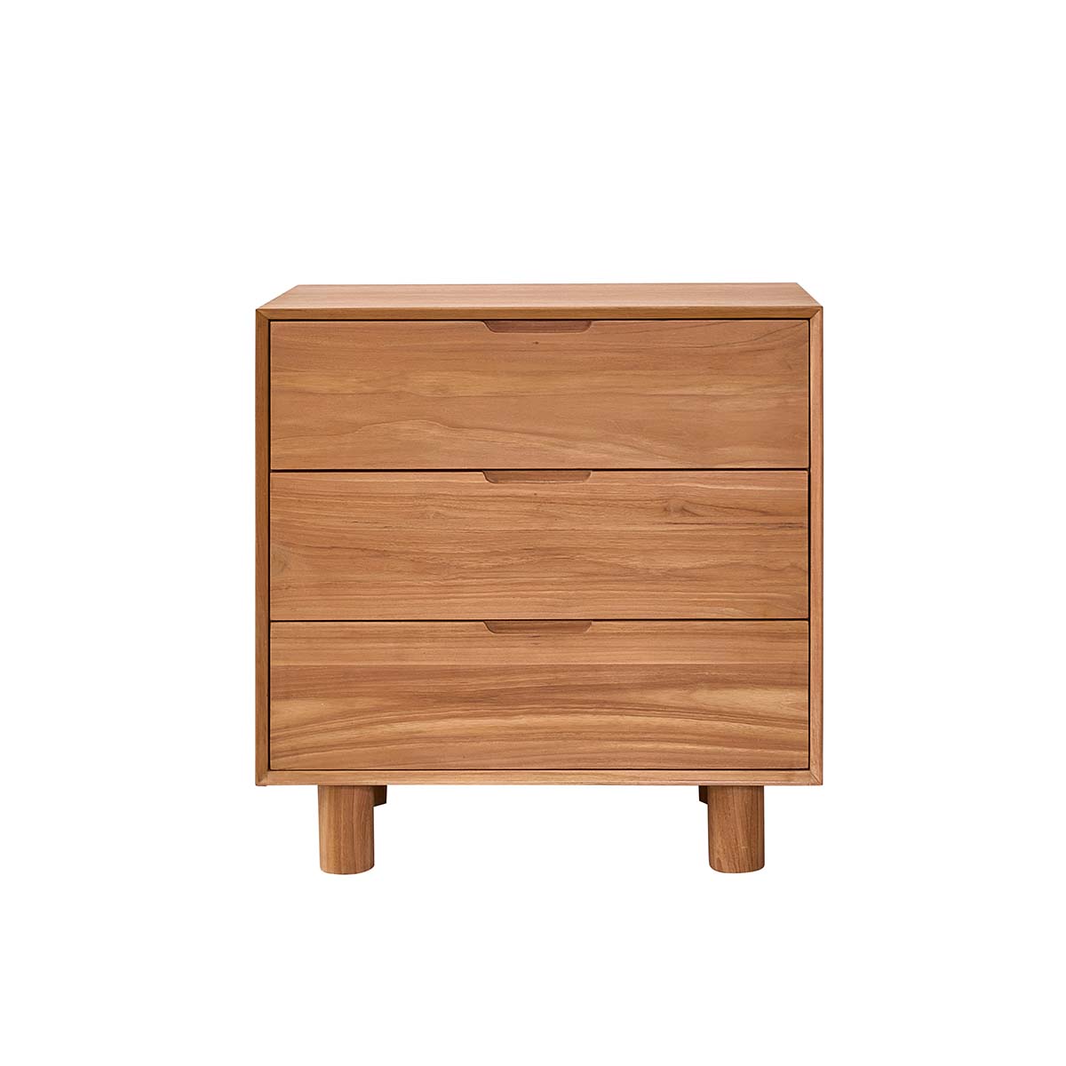 GUSTAVE - Meuble de salle de bain en teck massif 80 cm