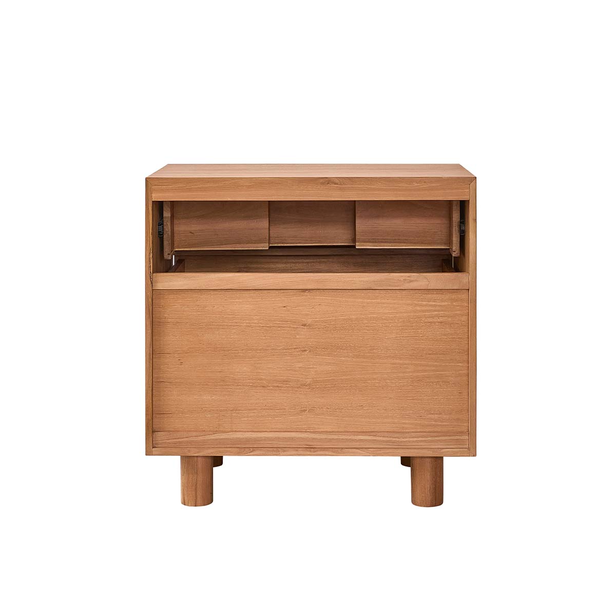 GUSTAVE - Meuble de salle de bain en teck massif 80 cm