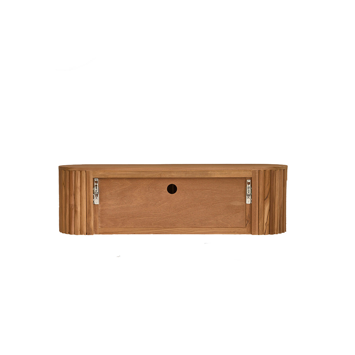 BELIZE - Meuble TV suspendu en bois de teck 140 cm