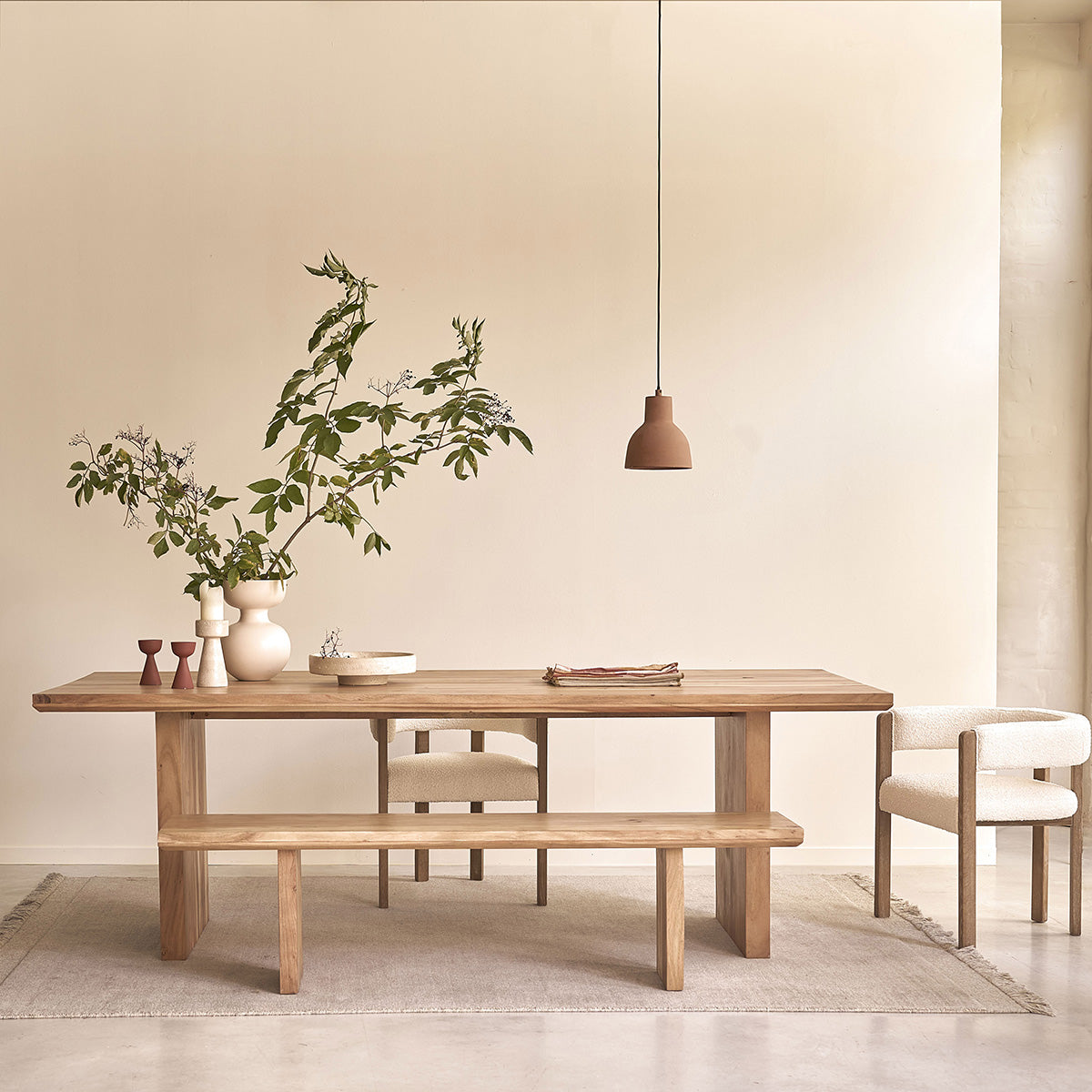 CALI - Table en acacia massif 8 pers.