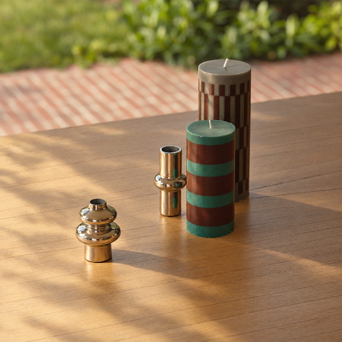 ALVAR - Table en mindi naturel 8 pers.