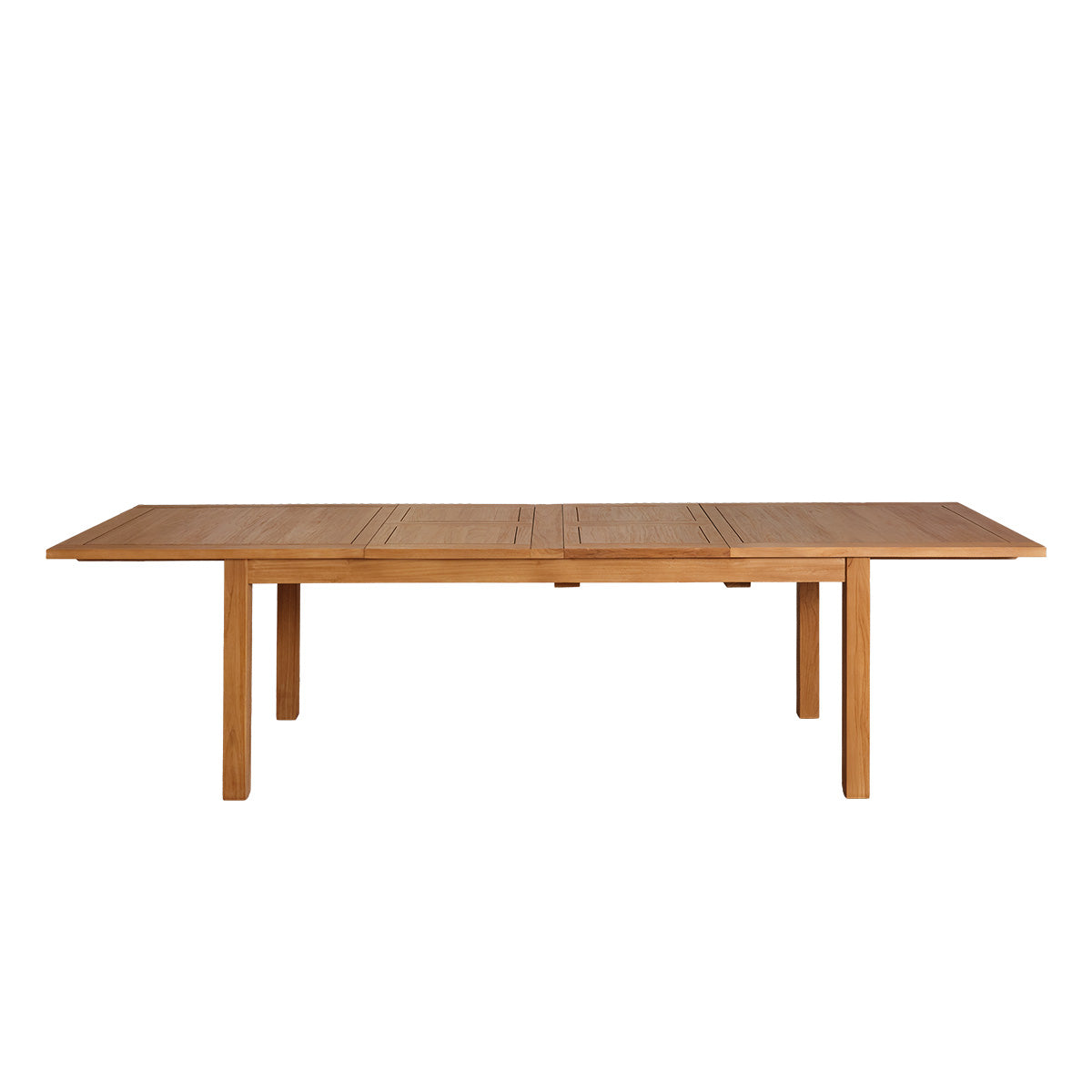 UZES - Table en teck massif extensible 10 pers.