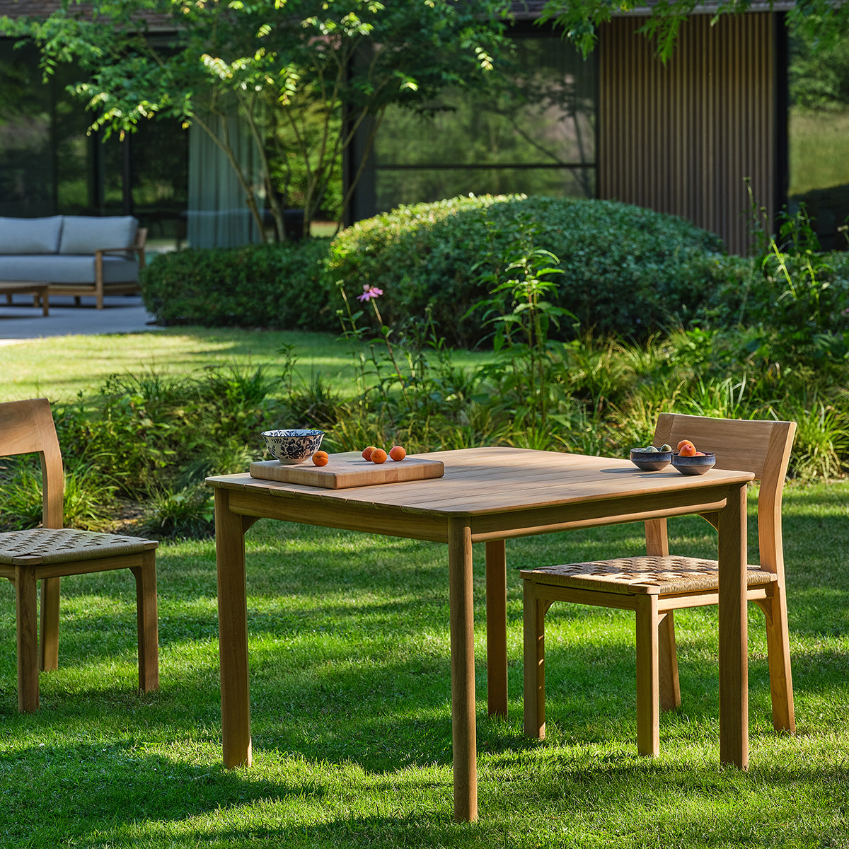 PIANA - Table de jardin en teck massif 4 pers.