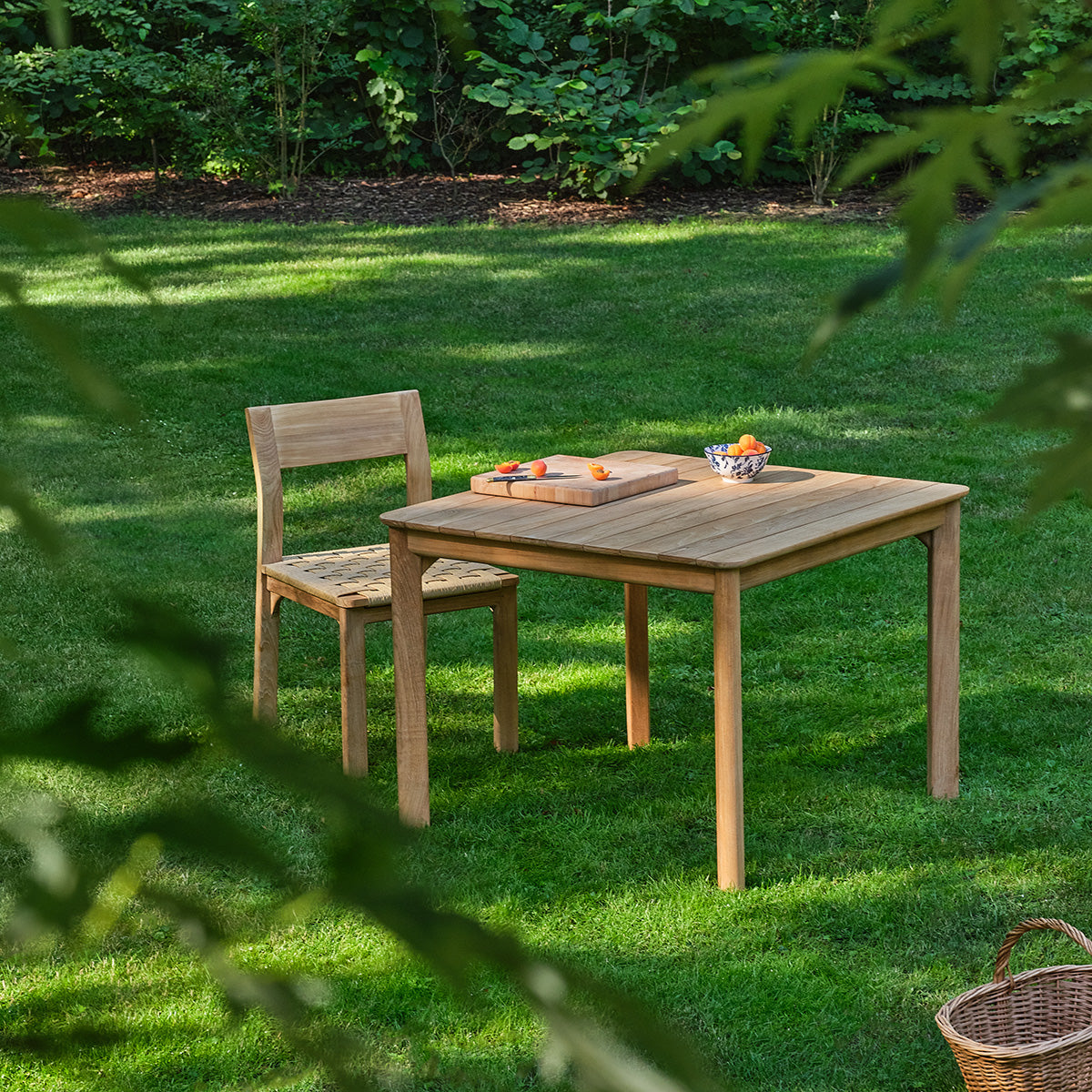 PIANA - Table de jardin en teck massif 4 pers.