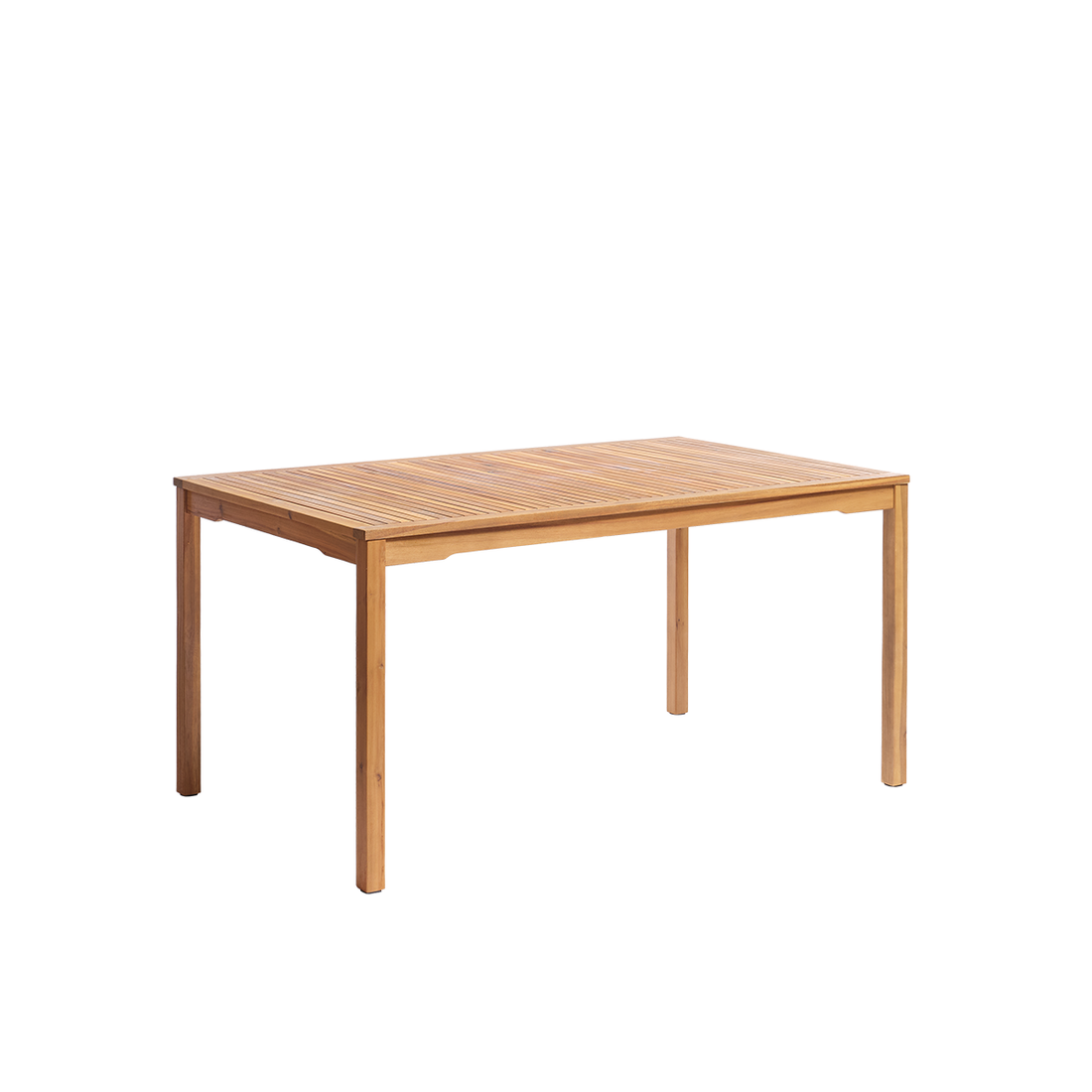 MILOS - Table de jardin en acacia massif huilé 150 cm