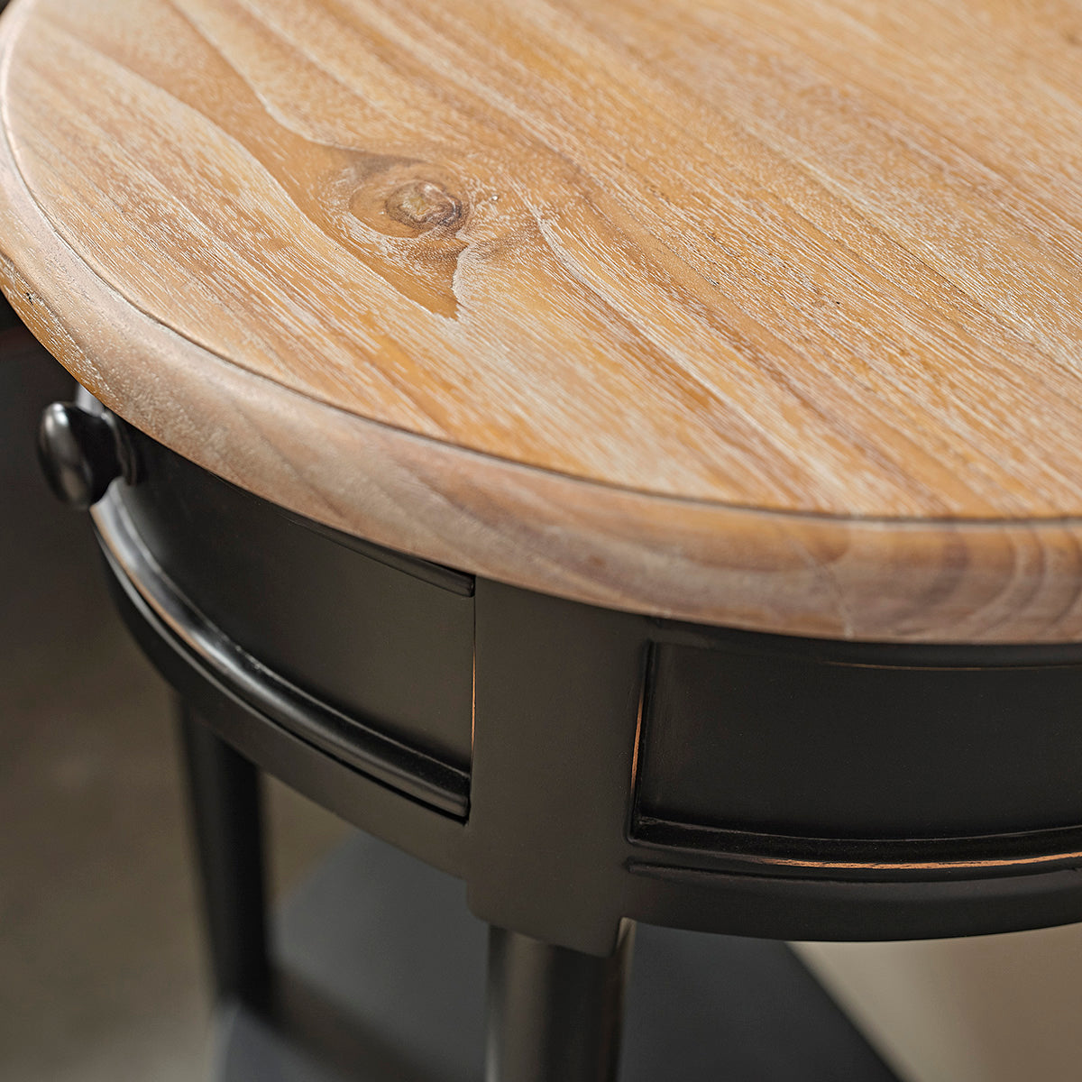 SOHO - Table de chevet en acajou massif