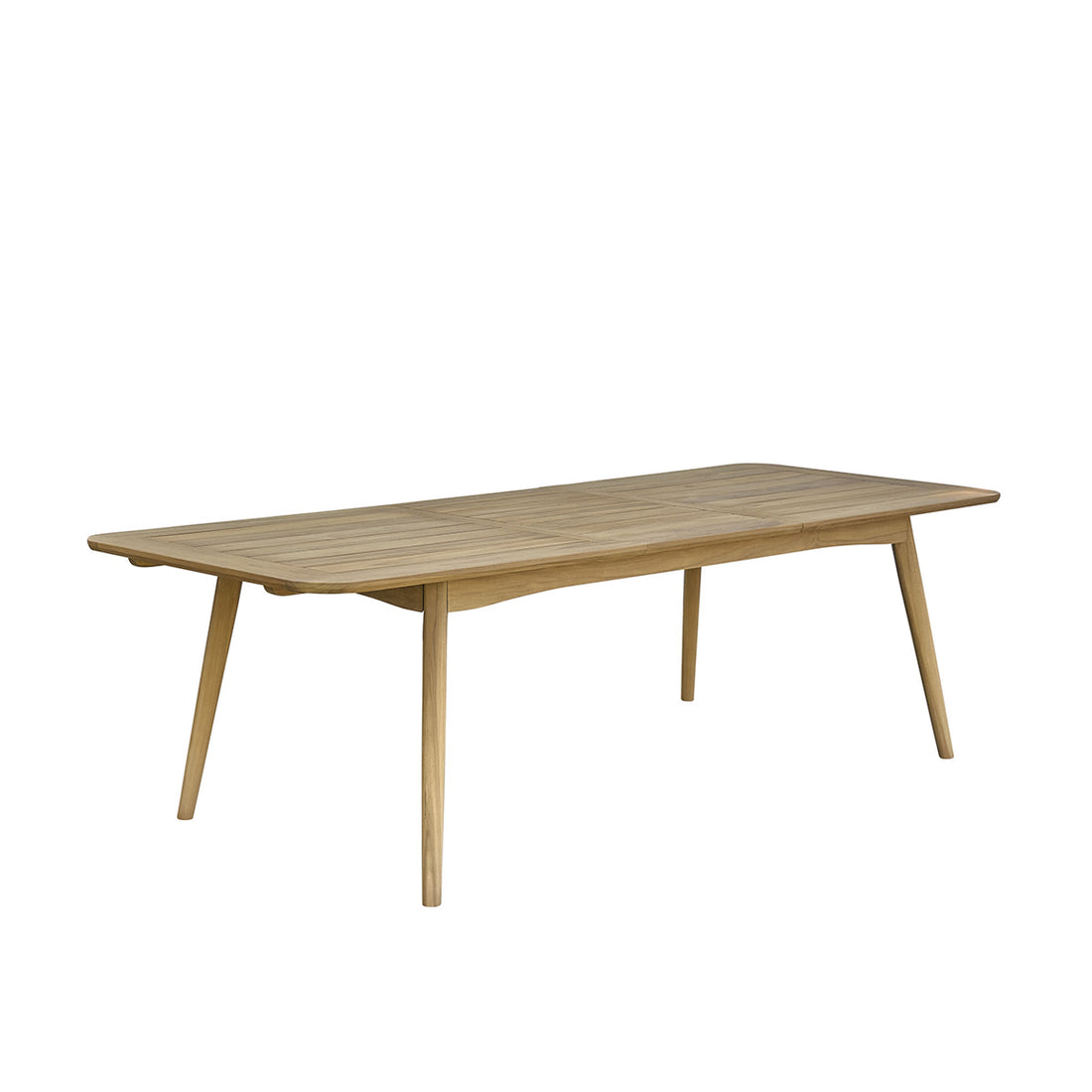 AUBE - Table de jardin extensible en teck massif 6/8 pers.