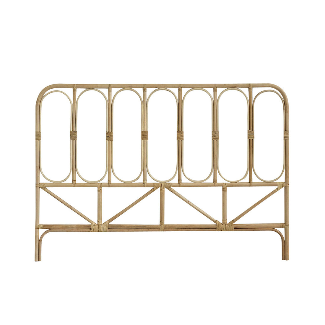 BOHO - Tête de lit en rotin 160 cm