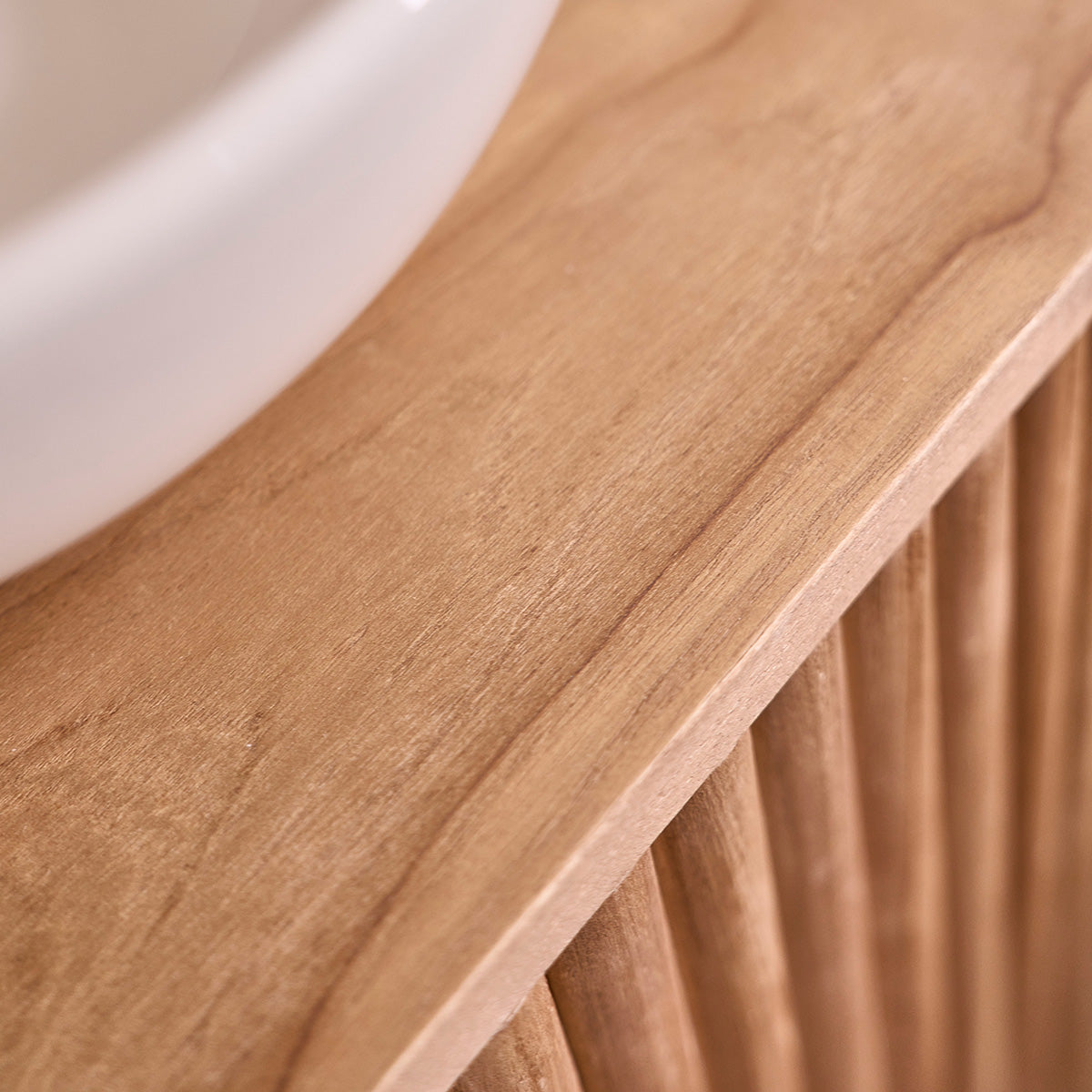 COLINE - Lave main en teck massif 40 cm