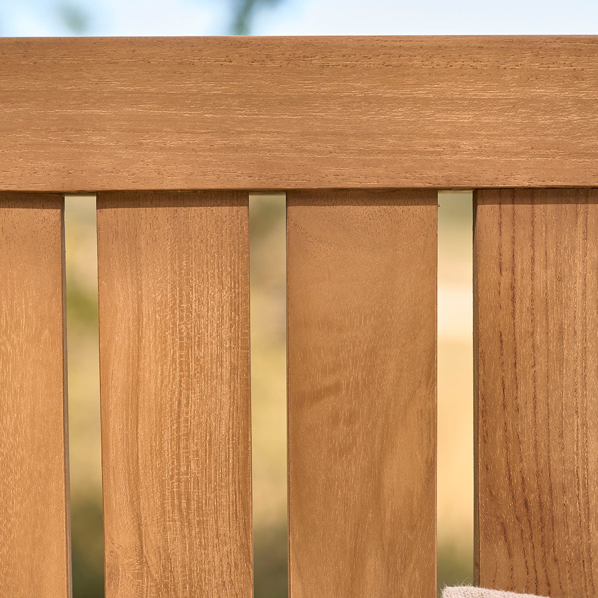 MALTE - Banc de jardin en teck massif 160 cm