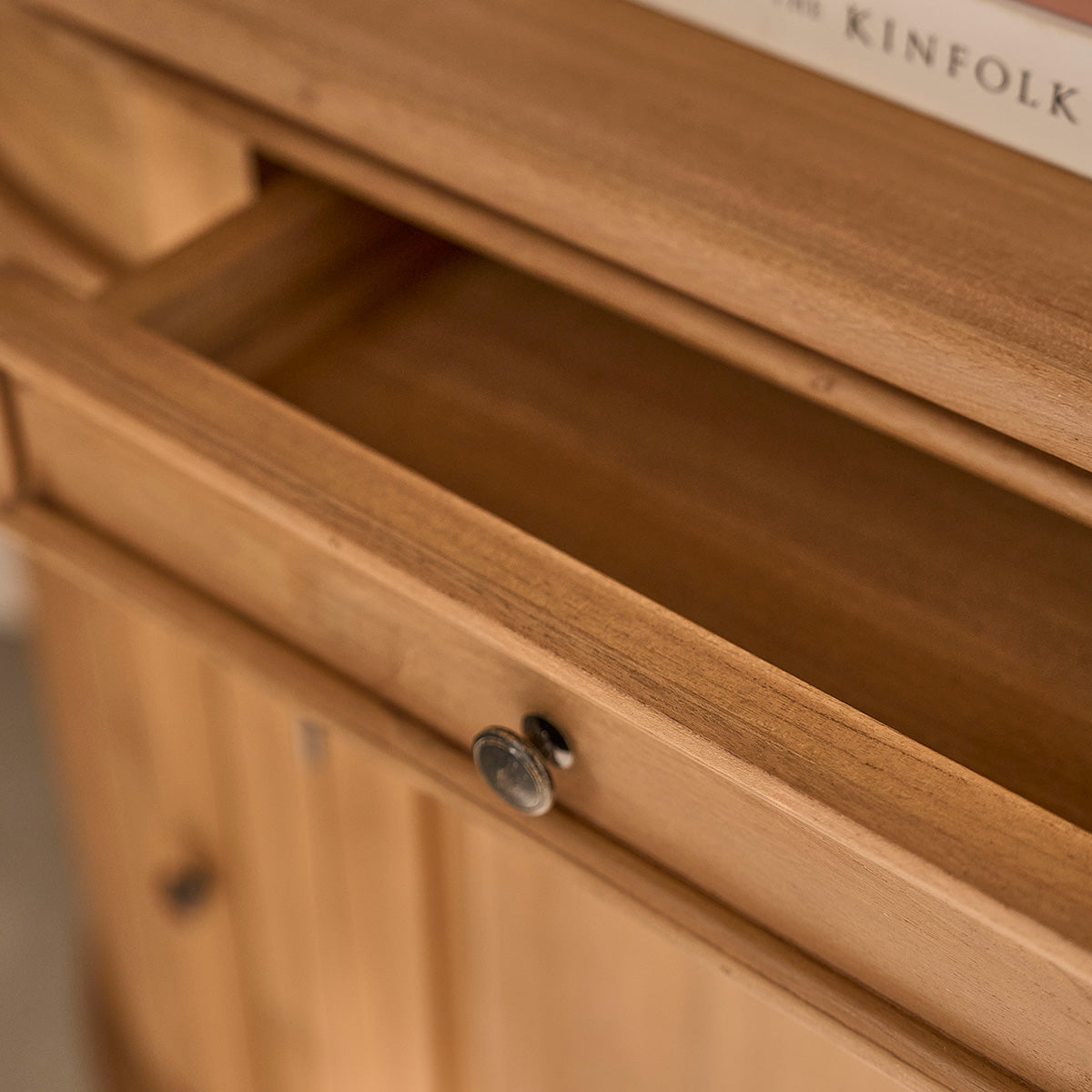 DOMAINE - Buffet en teck massif 180 cm