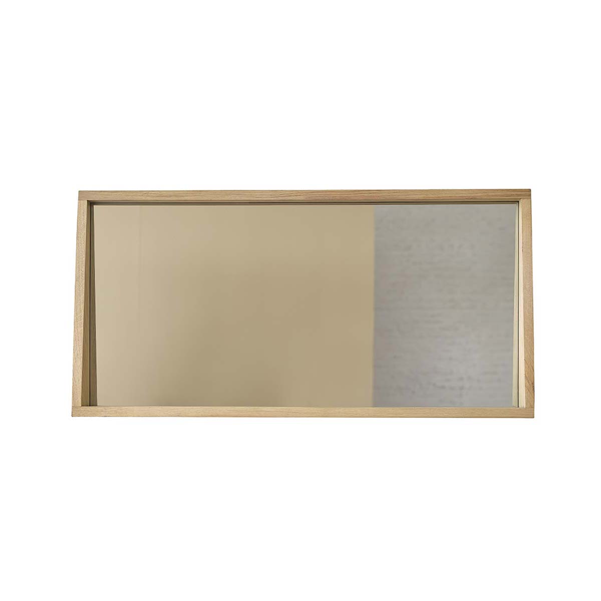 MARGAUX - Miroir rectangulaire en chêne massif 100x50 cm
