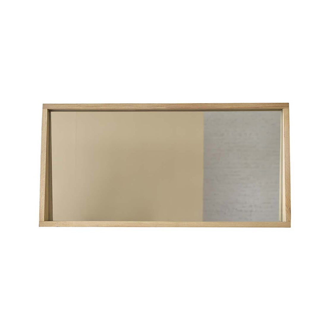 MARGAUX - Miroir rectangulaire en chêne massif 100x50 cm