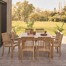 Salon de jardin en teck 8 places