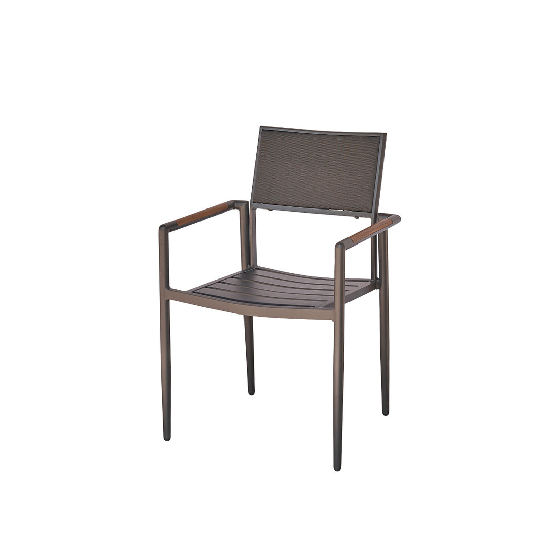 SIENA - Fauteuil de jardin en teck massif et aluminium