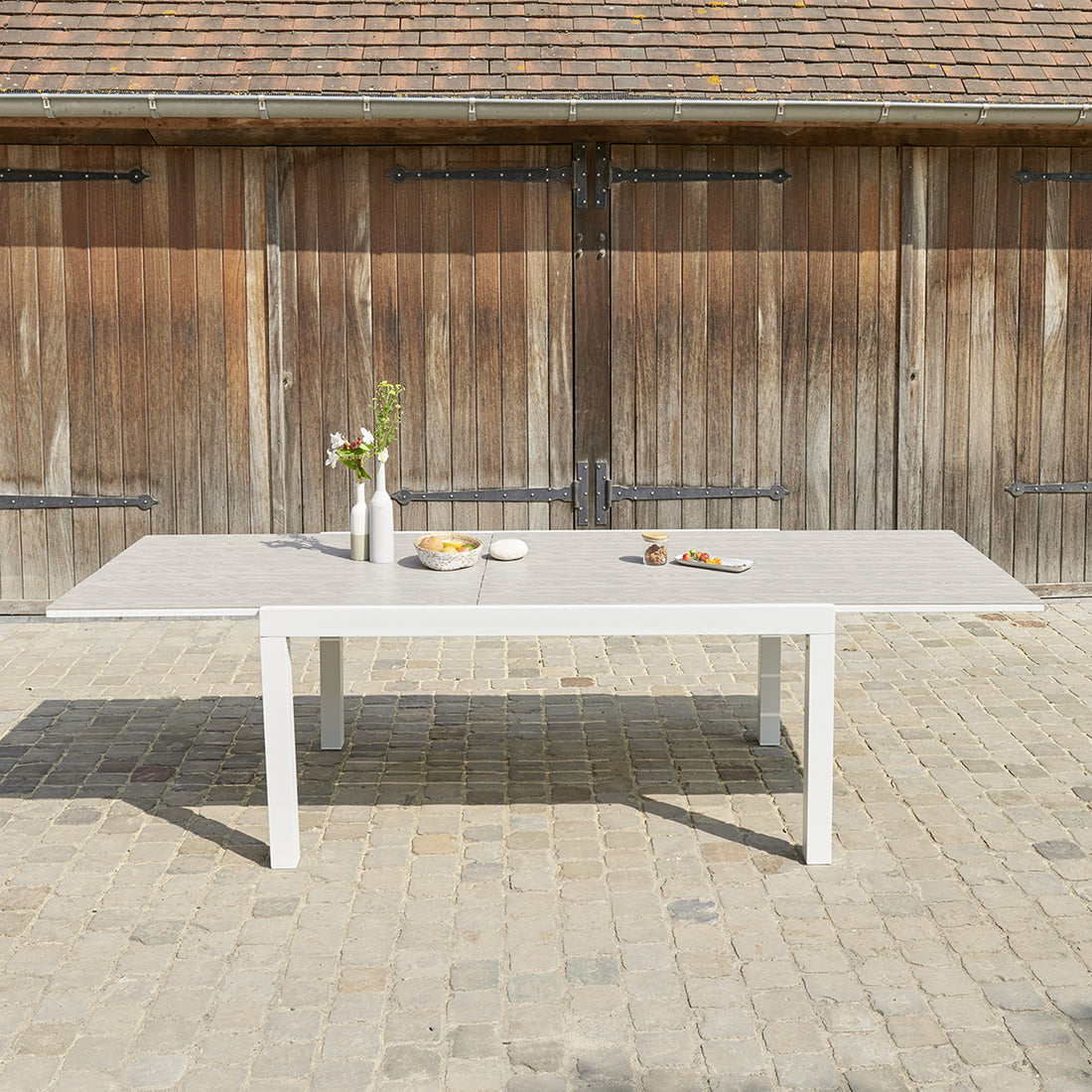 TULUM - Table de jardin en aluminium extensible 6/10 pers.