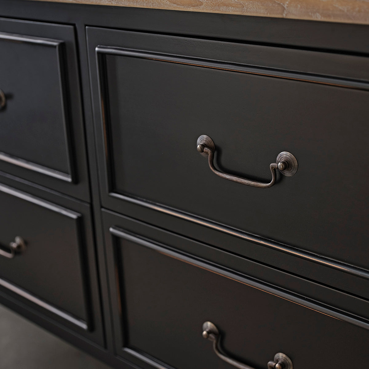 SOHO - Commode en acajou massif 120 cm