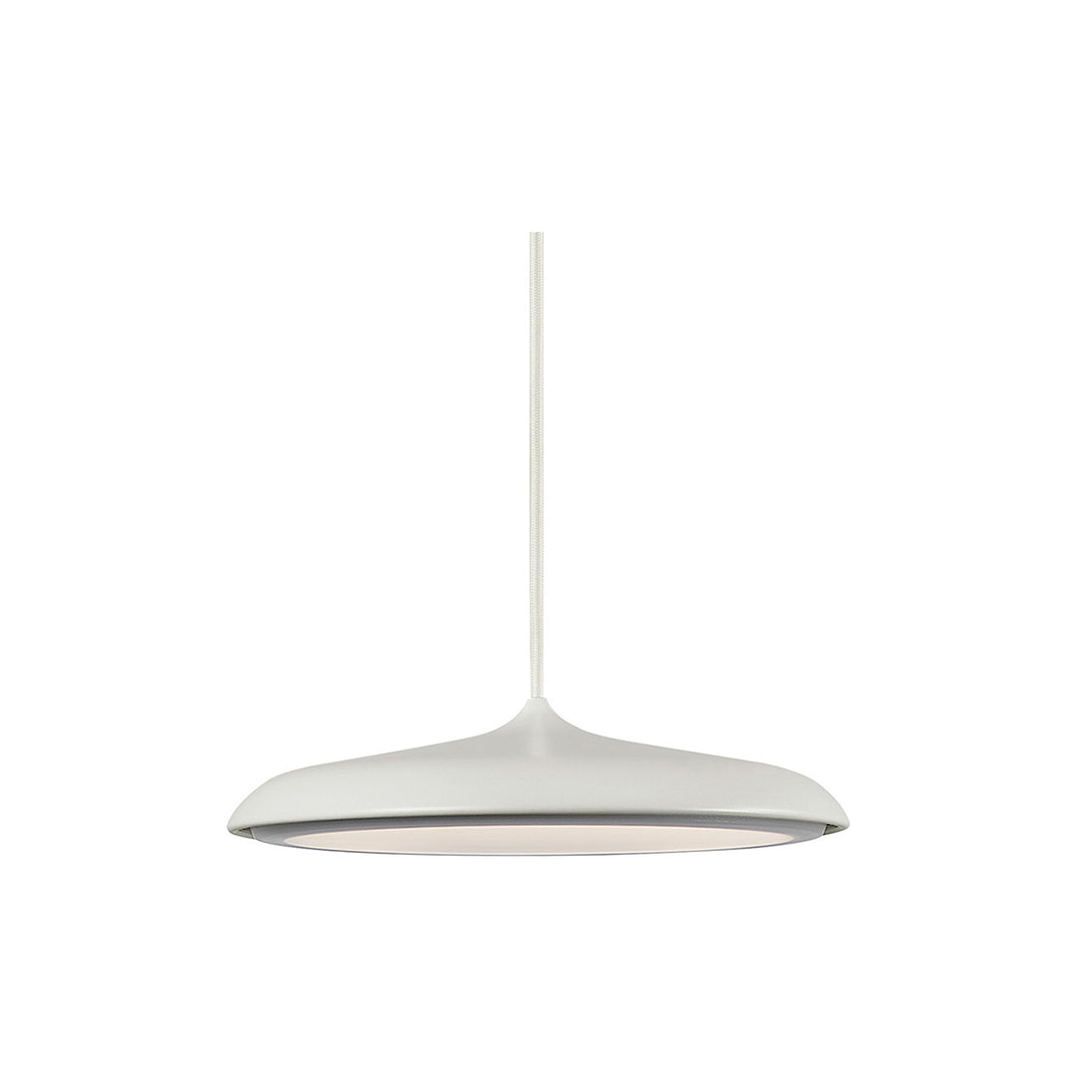 Suspension en métal Ø 25 cm beige