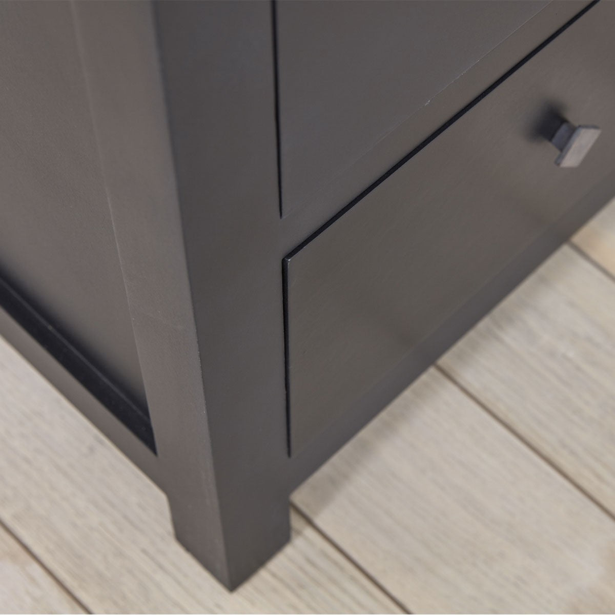 LONDRES - Meuble TV en acajou et teck massif 180 cm