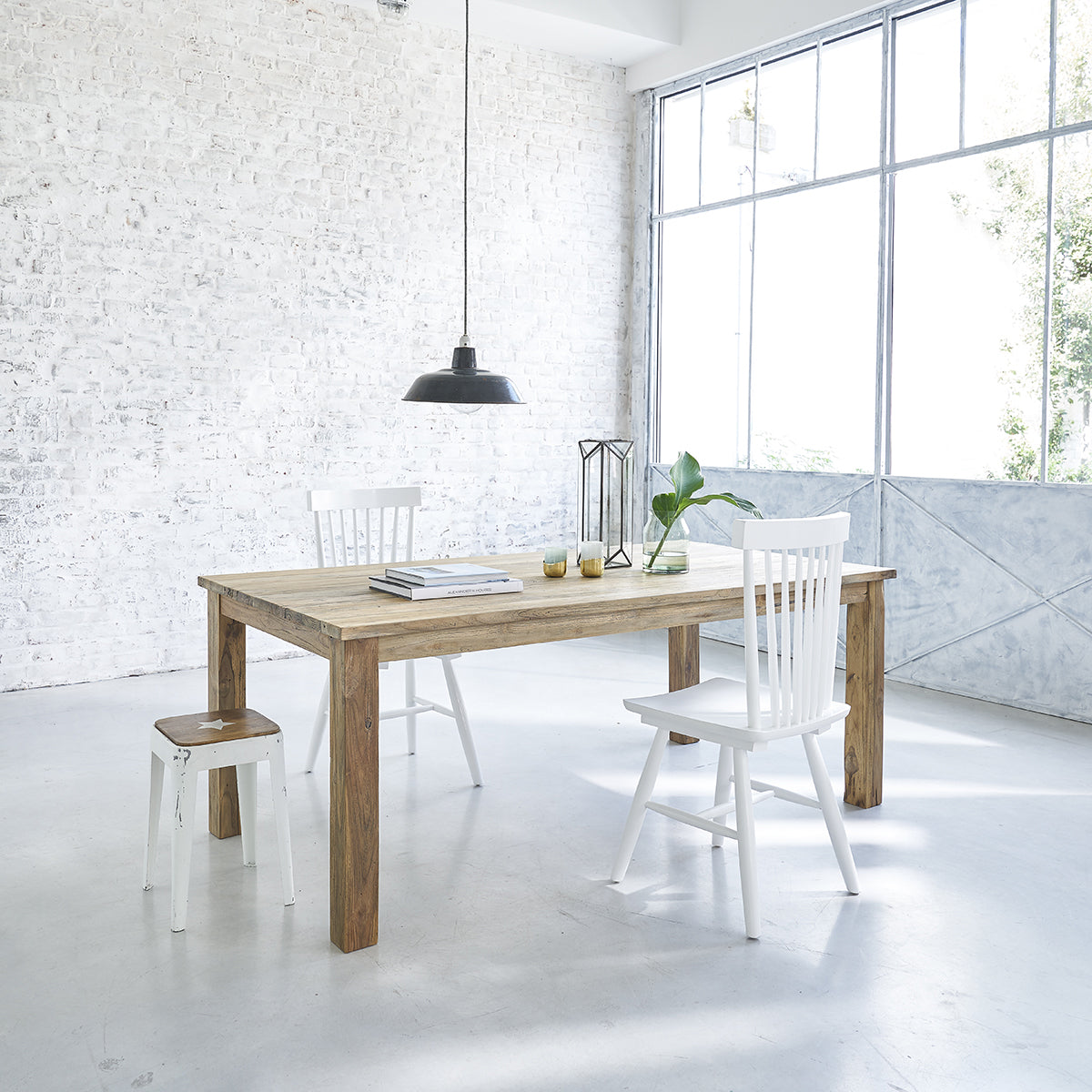 CARGO - Table en teck massif recyclé 8 pers.