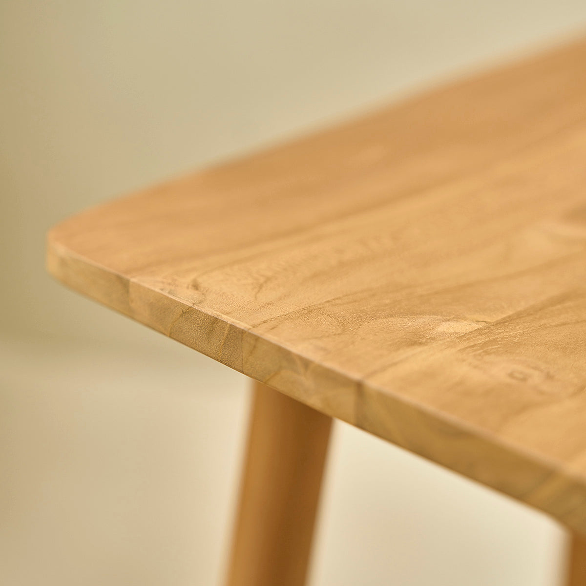 AMBRE - Tabouret en teck massif 75 cm