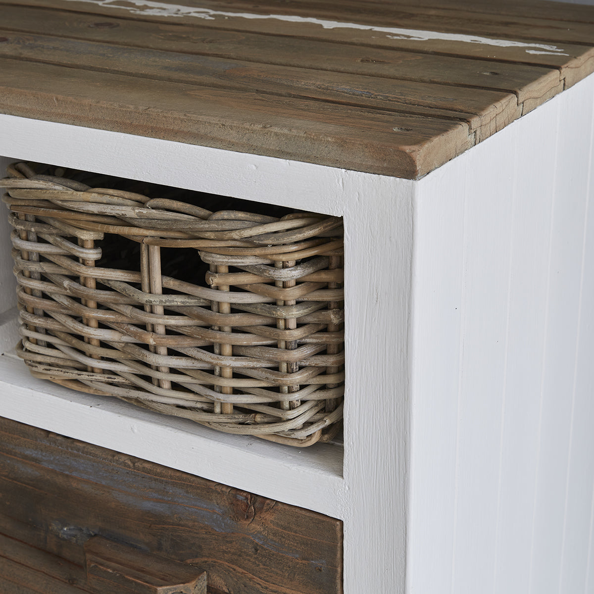 HONFLEUR - Commode en bois recyclé massif 80 cm