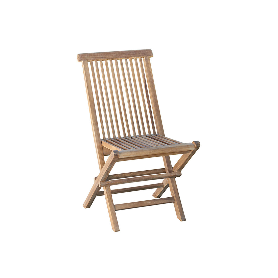 BALI - Chaise de jardin en teck huilé massif pliante
