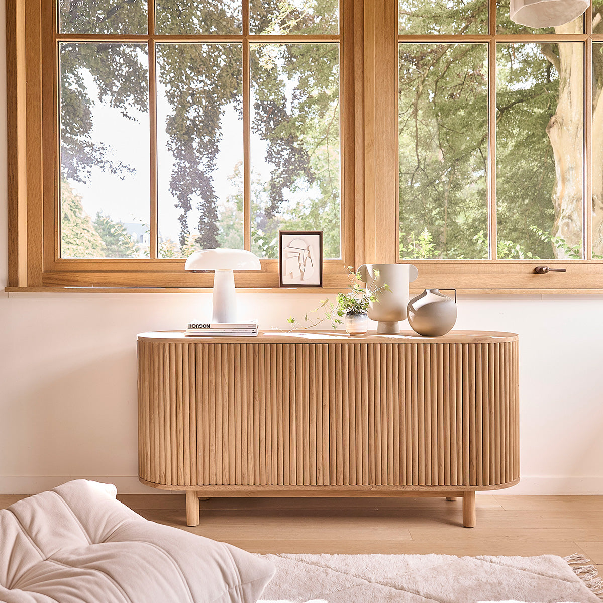 COLINE - Buffet en teck massif 160 cm