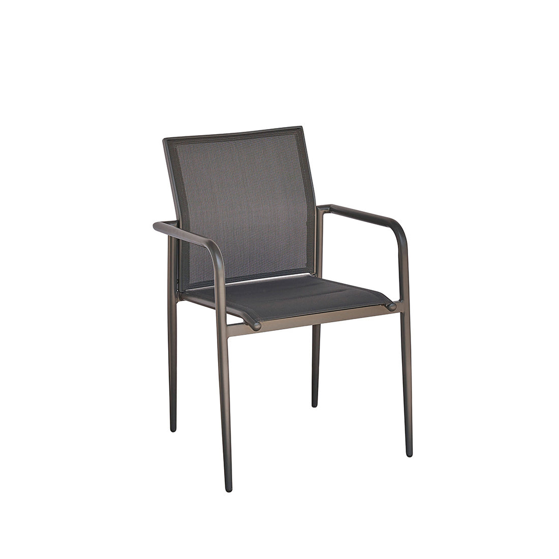 LAGON - Fauteuil en aluminium et textilène gris