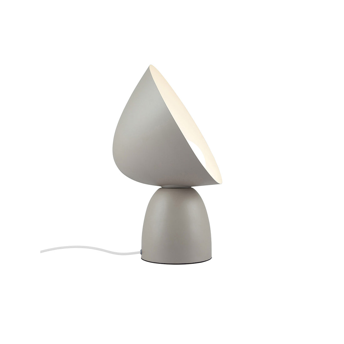 Lampe à poser en métal taupe