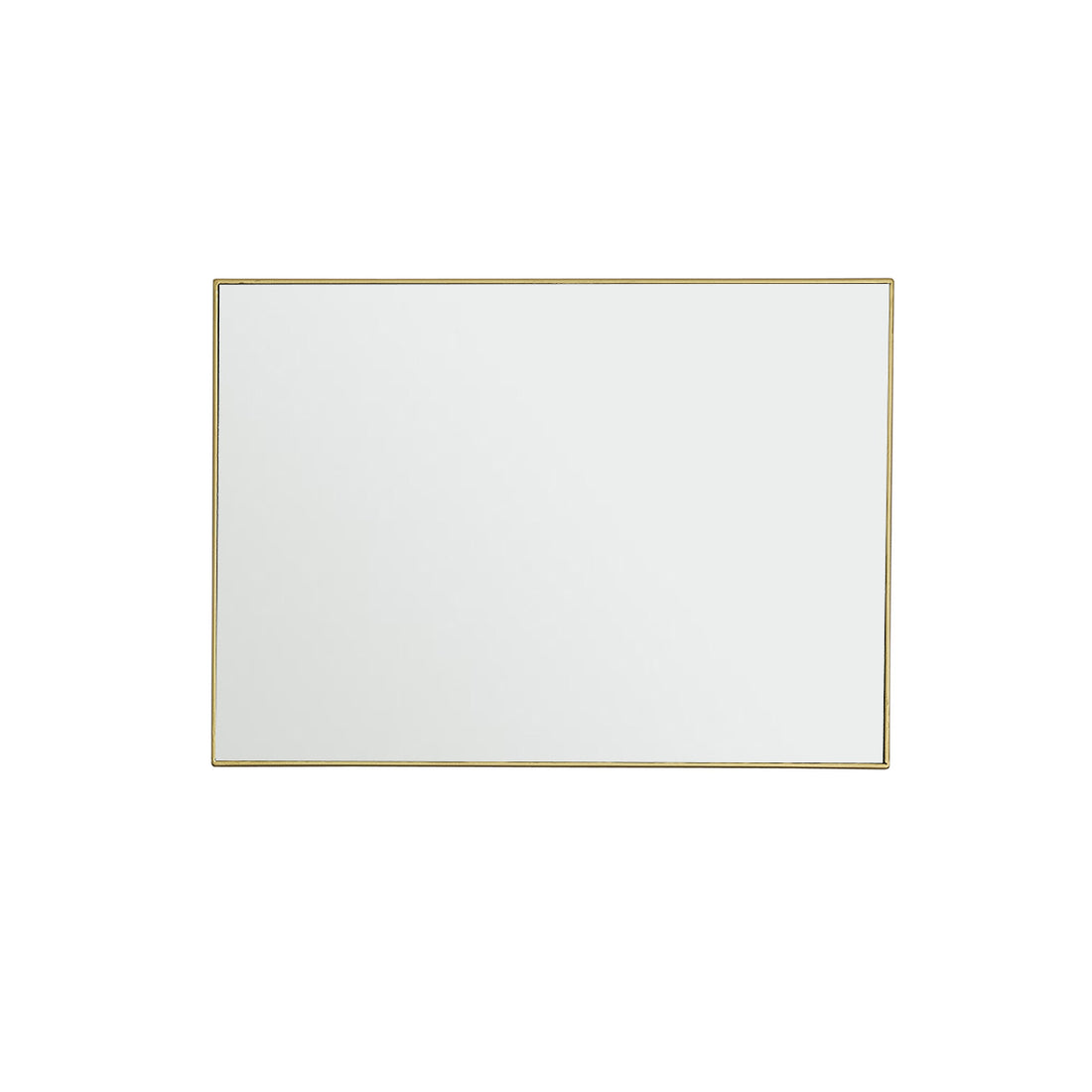 LUNA - Miroir en métal doré rectangulaire 70x50 cm