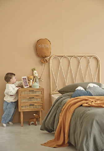 Tête de Lit Eventail en Rotin (160 x 80 x 2 cm Tête de Lit Eventail en Rotin (160 x 80 x 2 cm