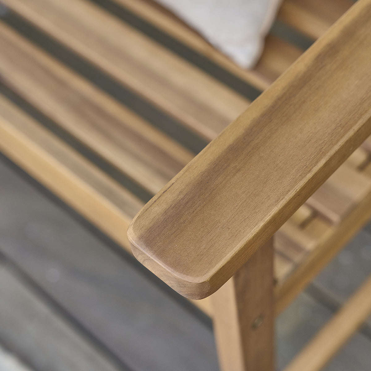 HANOÏ - Banc de jardin en acacia massif 150 cm