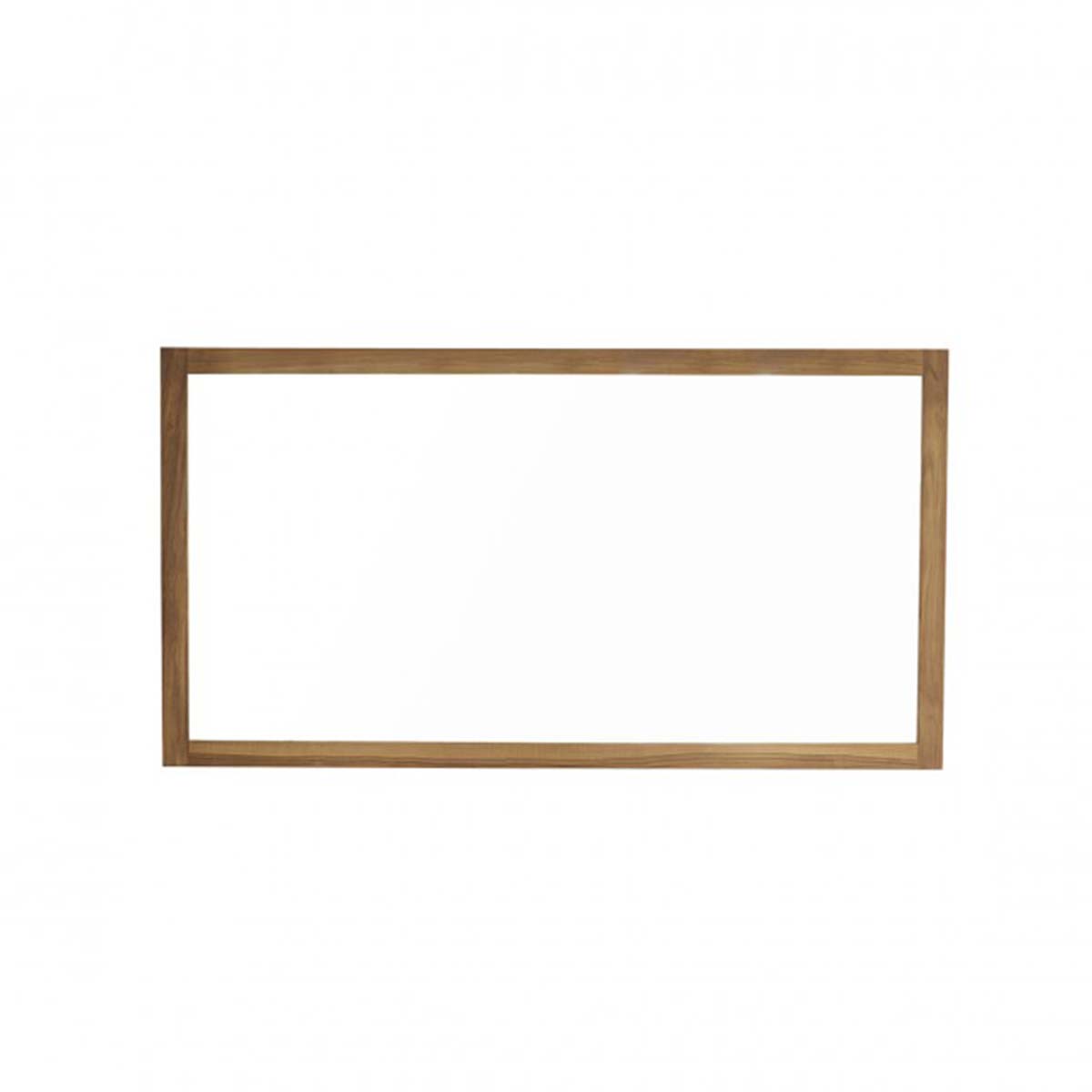 Miroir en teck massif rectangulaire 150x80 cm