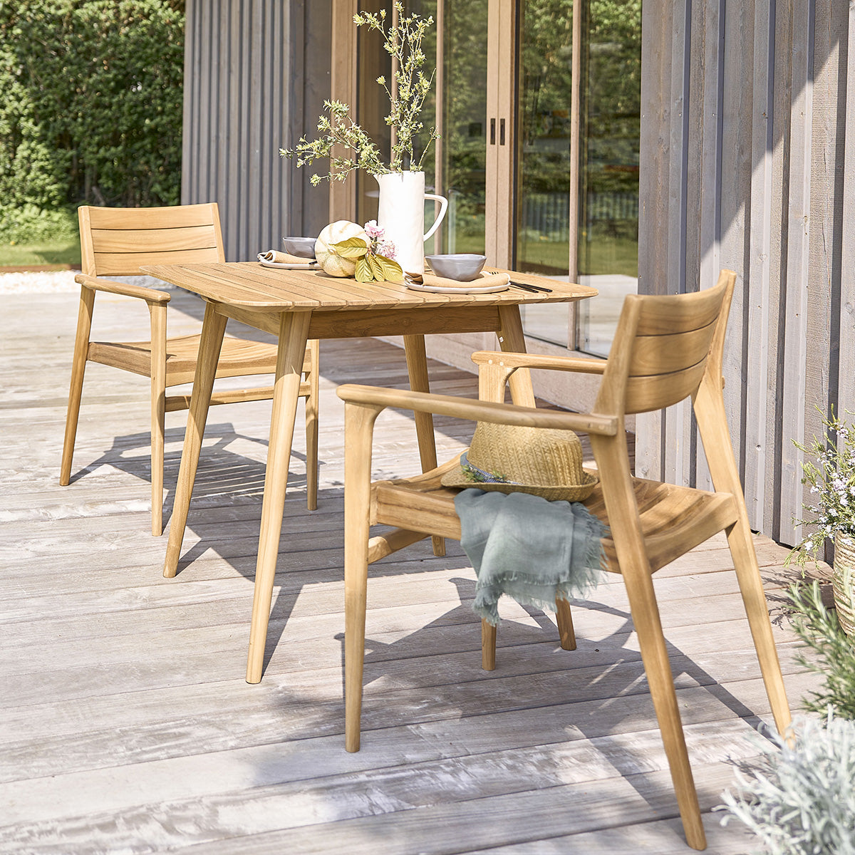 APRIL - Fauteuil de jardin en teck massif