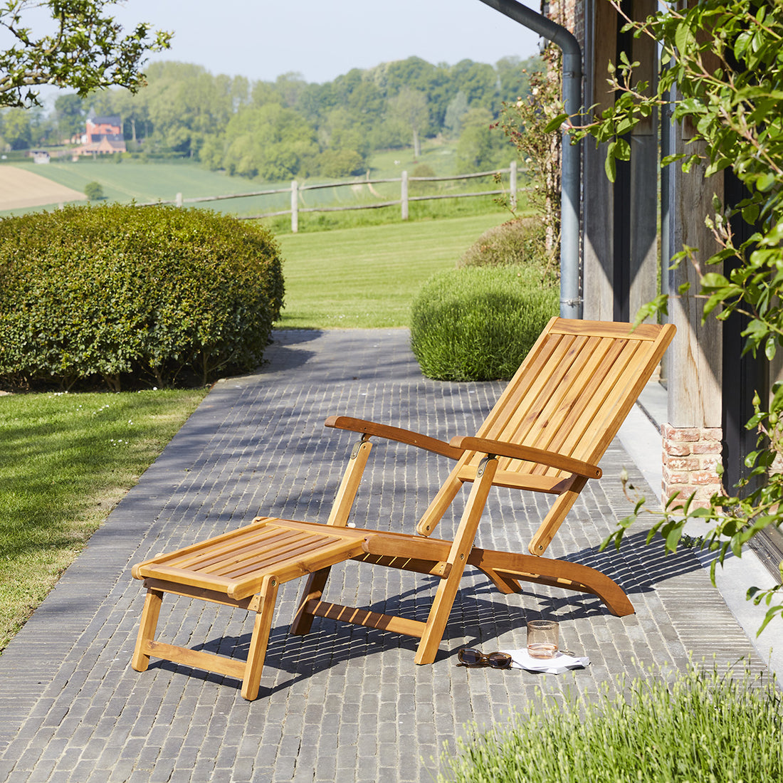 HANOÏ - Bain de soleil en acacia massif