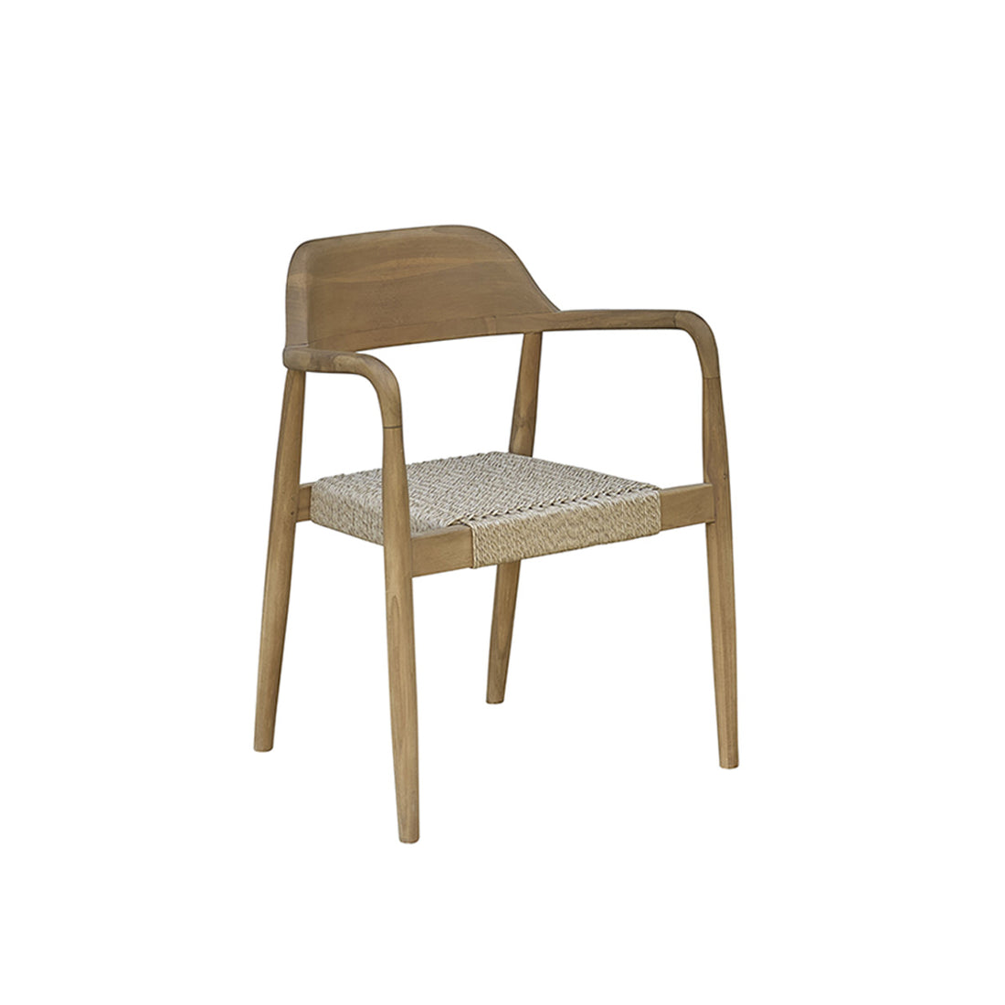 ALIZÉ - Fauteuil de jardin en teck massif et cordage